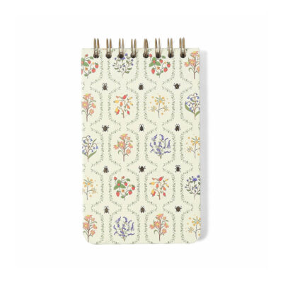 Bloco Espiral Pautado - Jardim - Off White