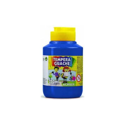 Tinta Guache 250ml - Azul Turquesa
