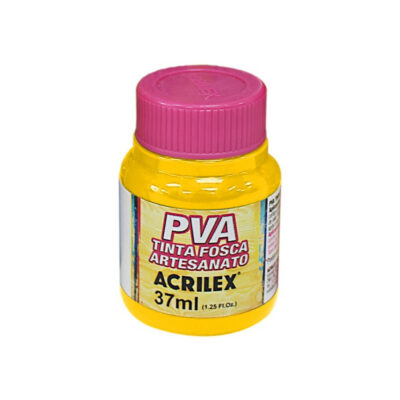 Tinta Fosca Pva 37ml - Amarelo Ouro