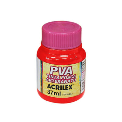 Tinta Fosca Pva 37ml - Vermelho Escarlate