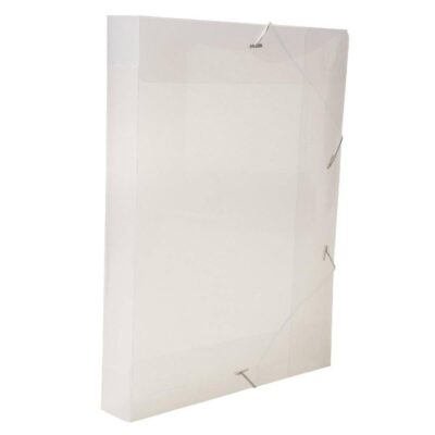 Pasta Com ElÁstico OfÍcio Lombo 4cm - Incolor