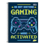 Caderno Espiral Universitário Grande Capa Dura 200 Folhas 10 Matérias D+ : Estampas Sortidas