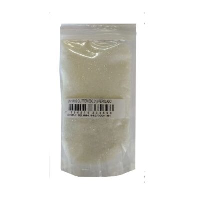 Glitter Simples 100 Gramas - Perolado