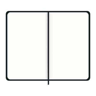 Caderneta Costurada 80 Folhas Sem Pauta Cambridge – Preta