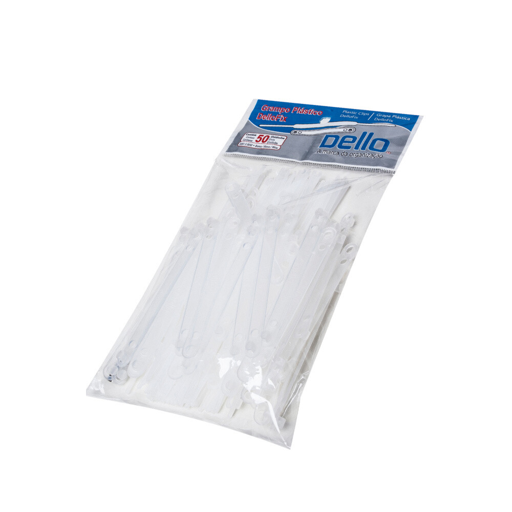 Grampo Plastico Dellofix Com 50 Unidades Grampo Plastico Dellofix Com 50 Unidades