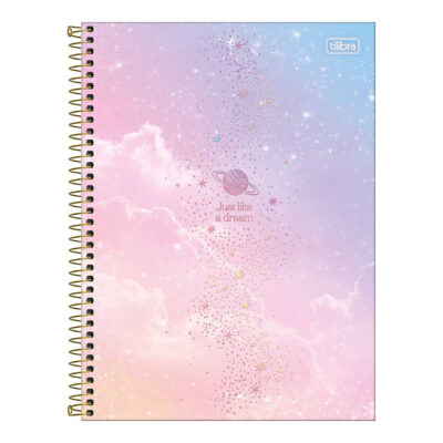 Caderno Espiral Universitário Grande Capa Dura 80 Folhas Magic - Estampas Sortidas