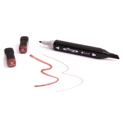 Marcador Permanente 2 Pontas - Chocolate