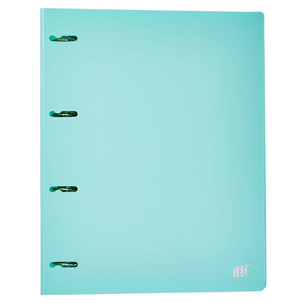 Fichário Caderno Argolado Universitário Com 4 Argolas - Azul Pastel Fichário Caderno Argolado Universitário Com 4 Argolas - Azul Pastel