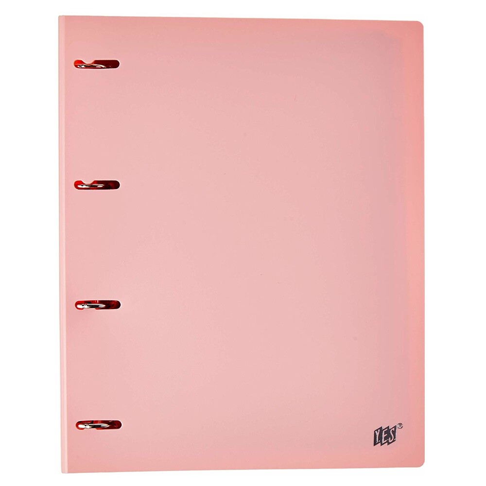 Fichário Caderno Argolado Universitário Com 4 Argolas - Rosa Pastel Fichário Caderno Argolado Universitário Com 4 Argolas - Rosa Pastel
