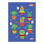 Caderno 1/4 Pequeno Brochura Costurado Sem Mola Capa Dura 96 Folhas D+ - Estampas Sortidas