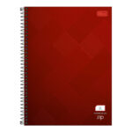 Caderno Espiral Universitário Grande Capa Dura 80 Folhas Quadriculado 7x7mm - Cores Sortidas