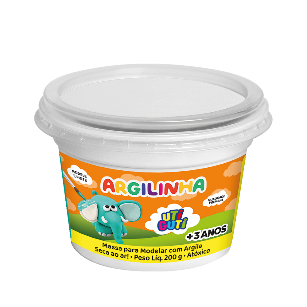 Massa De Modelar Argilinha Uti Guti 200g Massa De Modelar Argilinha Uti Guti 200g