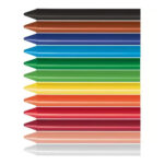 Gizão De Cera Com 12 Cores