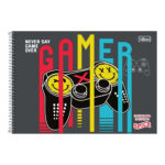 Caderno Espiral Meia Pauta Capa Dura 40 Folhas Spice - Estampas Sortidas