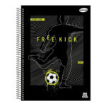 Caderno Espiral Universitário Grande Capa Dura 200 Folhas 10 Matérias Kbom - Estampas Sortidas