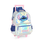 Mochila Com Rodinhas Stitch - Prata Mochila Com Rodinhas Stitch - Prata