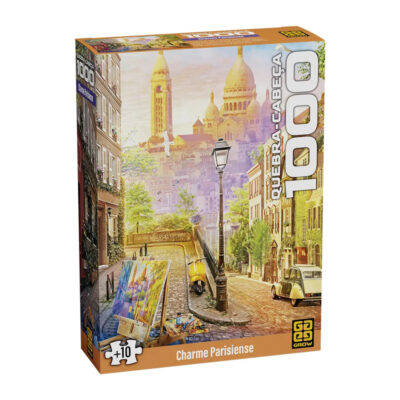 Quebra-Cabeça Com 1000 Peças - Charme Parisiense Quebra-Cabeça Com 1000 Peças - Charme Parisiense