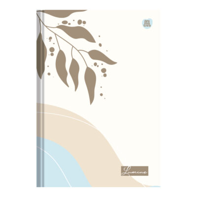 Caderno 1/4 Pequeno Brochura Costurado Sem Mola Capa Dura 80 Folhas Lumine - Estampas Sortidas