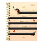 Caderneta Espiral Capa Dura 80 Folhas Brownie - Estampas Sortidas