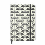 Caderneta Anotações 160 Folhas Sem Pauta Libélulas - Off White