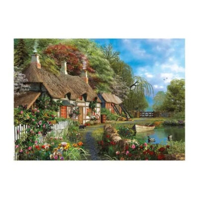 Quebra-Cabeça Com 1000 Peças – Casa No Lago