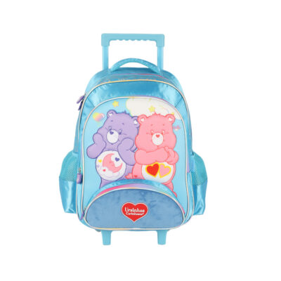 Mochilete Com Rodinhas Ursinhos Carinhosos - Azul Mochilete Com Rodinhas Ursinhos Carinhosos - Azul