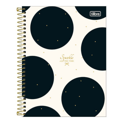 Caderno 1/4 Pequeno Espiral Capa Dura 80 Folhas West Village - Cores Sortidas