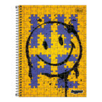 Caderno Espiral Universitário Grande Capa Dura 80 Folhas Hype - Estampas Sortidas