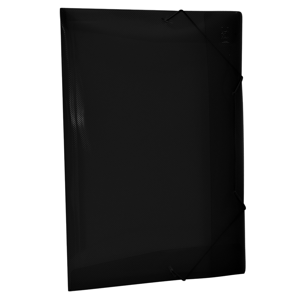 Pasta Com Elastico Oficio Lombo 2cm - Preto Pasta Com Elastico Oficio Lombo 2cm - Preto