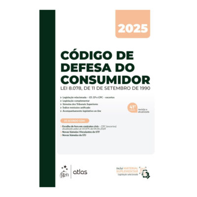 Código De Defesa Do Consumidor - 1° Semestre - 41ª Edição 2025