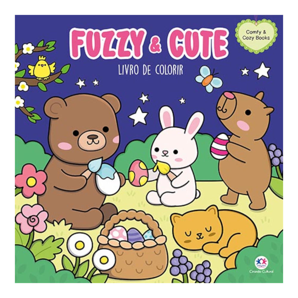 Fuzzy And Cute- livro De Colorir Fuzzy And Cute- livro De Colorir