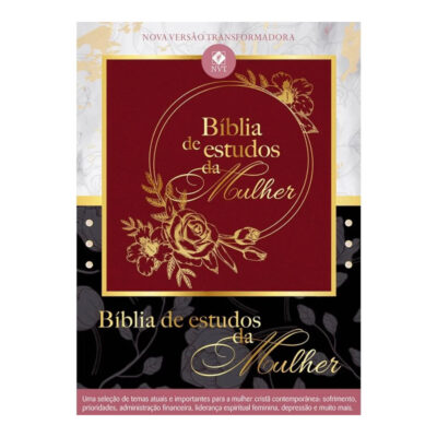 Bíblia De Estudo Da Mulher - Bordô