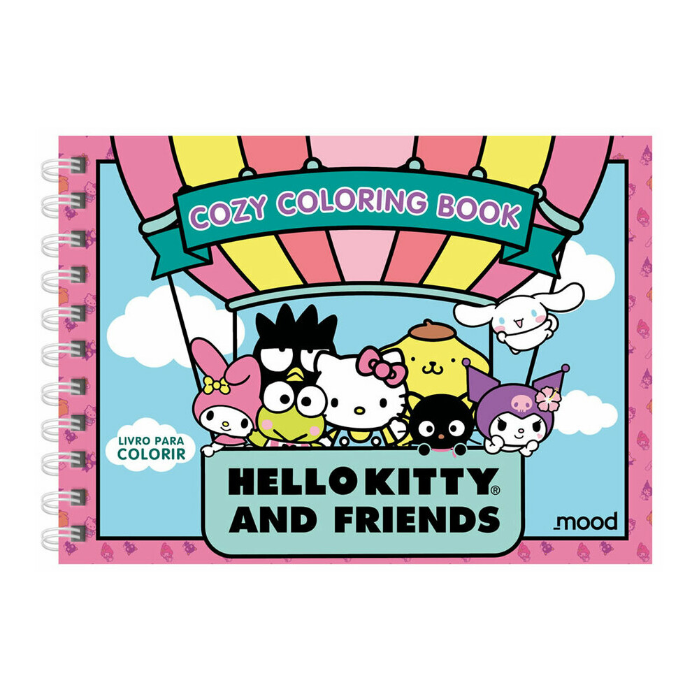 Cozy Coloring Book - Hello Kitty And Friends - Livro De Colorir Cozy Coloring Book - Hello Kitty And Friends - Livro De Colorir