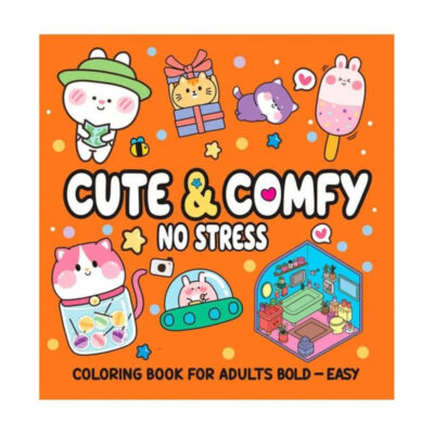 Cute E Comfy - No Stress - Livro De Colorir