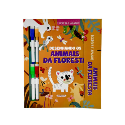 Escreva E Apague - Desenhando Os Animais Da Floresta