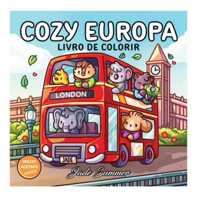 Cozy Europa - Livro De Colorir