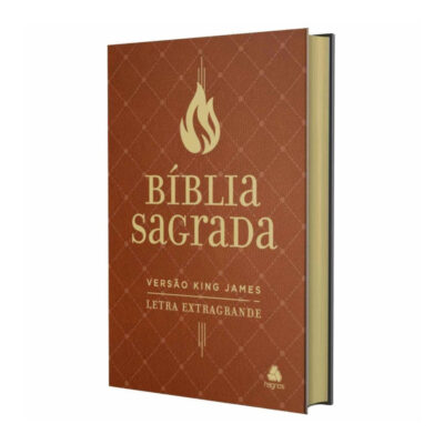 Bíblia Sagrada King James - Letra Extra Grande - Marrom
