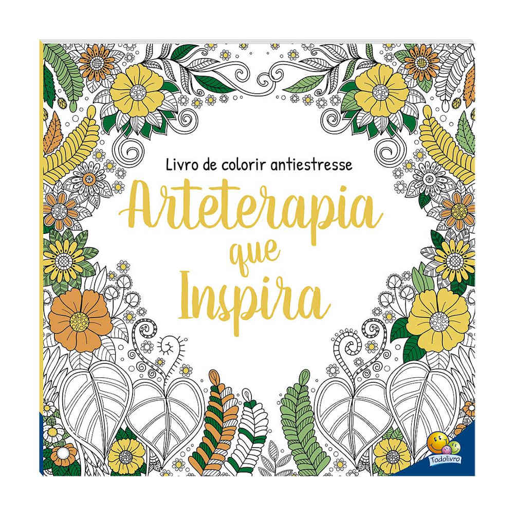 Livro De Colorir Antiestresse: Arteterapia Que Inspira Livro De Colorir Antiestresse: Arteterapia Que Inspira