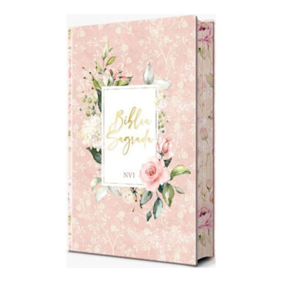 Bíblia Sagrada Flores Rosa - Nvi