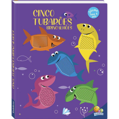 Esconde-Esconde Animado! Um Livro Toque & Sinta -  tubarões