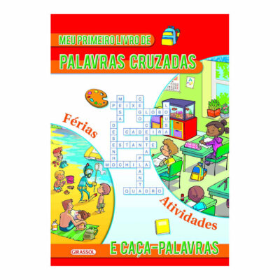 Meu Primeiro Livro De Palavras Cruzadas E Caça-Palavras: Vermelho