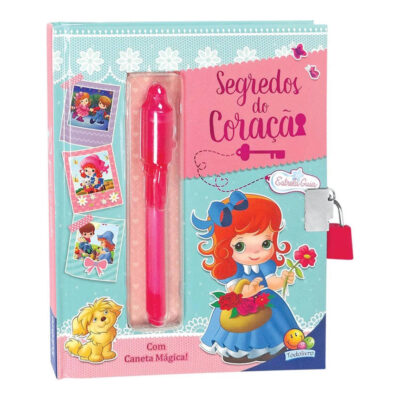 Meus Segredos - Segredos Do Coração - Com Caneta E Cadeado