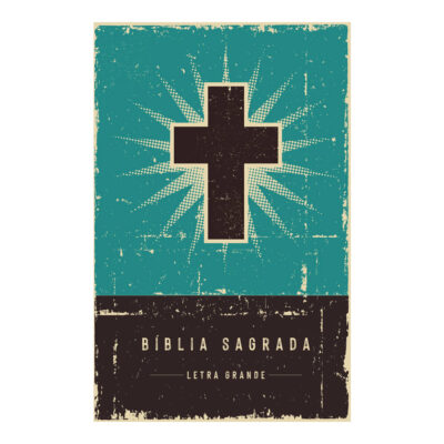 Bíblia - Retro Turquesa - Nvi - Capa Dura - Letra Grande - Leitura Perfeita