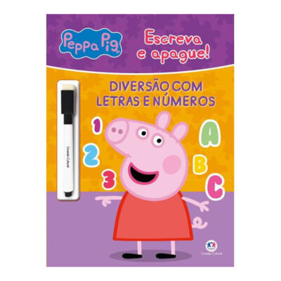 Escreva E Apague - Peppa Pig - Diversão Com Letras E Números
