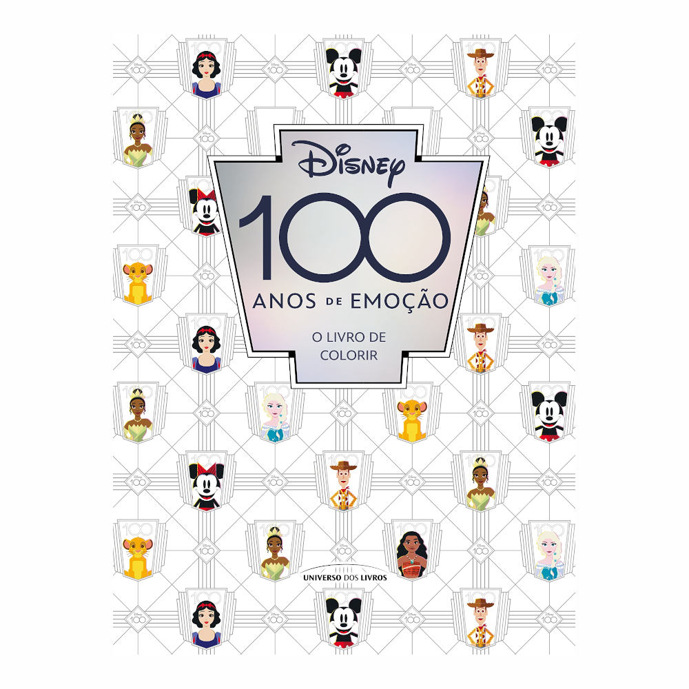Disney 100 Anos De Emoção - O Livro De Colorir Disney 100 Anos De Emoção - O Livro De Colorir