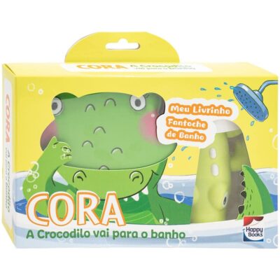 Meu Livrinho Fantoche De Banho: Cora A Crocodila Vai Para O Banho