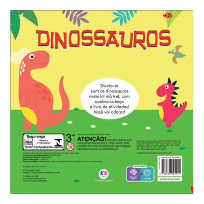 Dinossauros – Com Quebra-Cabeça E Livro De Atividades!