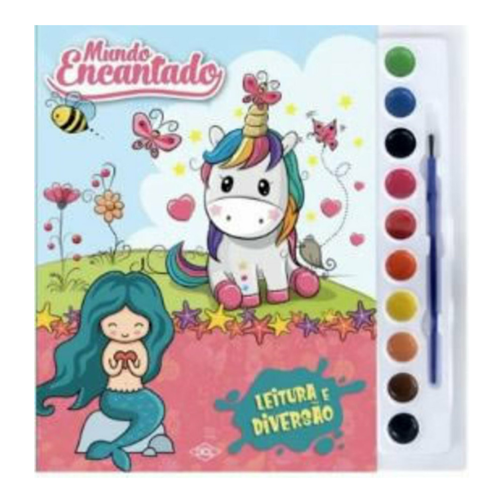 Aquarela - Unicórnio E Sereias Aquarela - Unicórnio E Sereias