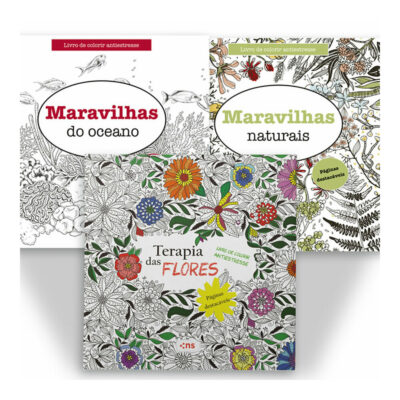 Coleção "terapia Das Cores - Livros Para Colorir Antiestresse"