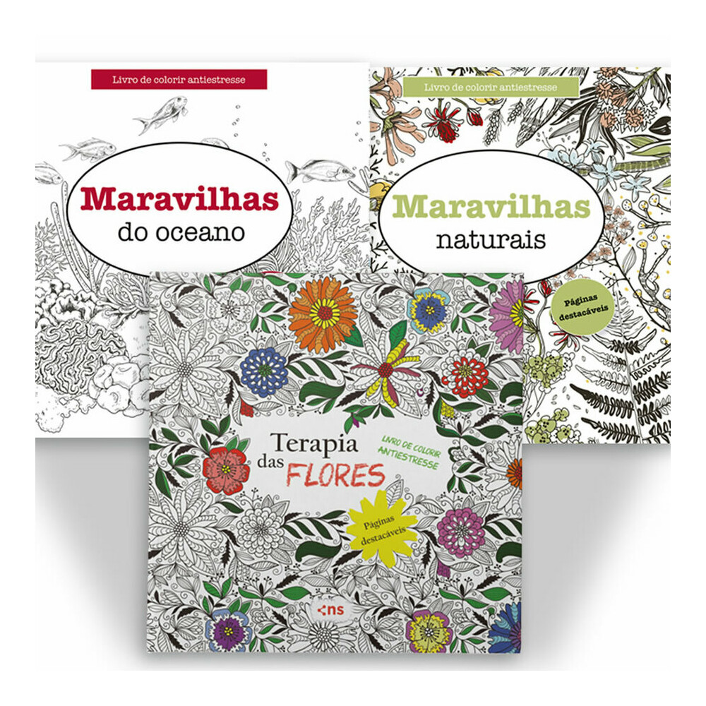 Coleção "terapia Das Cores - Livros Para Colorir Antiestresse" Coleção "terapia Das Cores - Livros Para Colorir Antiestresse"